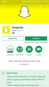 How to update Snapchat app 