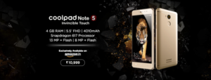 Coolpad Note 5 mobile 