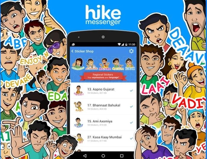 hike messenger for android/iOS