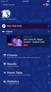 Official IPL app