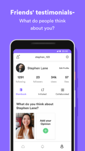 How to add opinion on Wishfie app