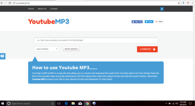 YouTube to MP3 Converter