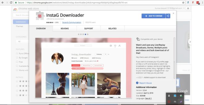 Insta G Downloader Extension