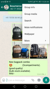 How to mute Whatsapp group notifications