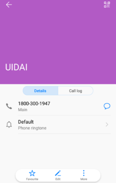 UIDAI helpline number