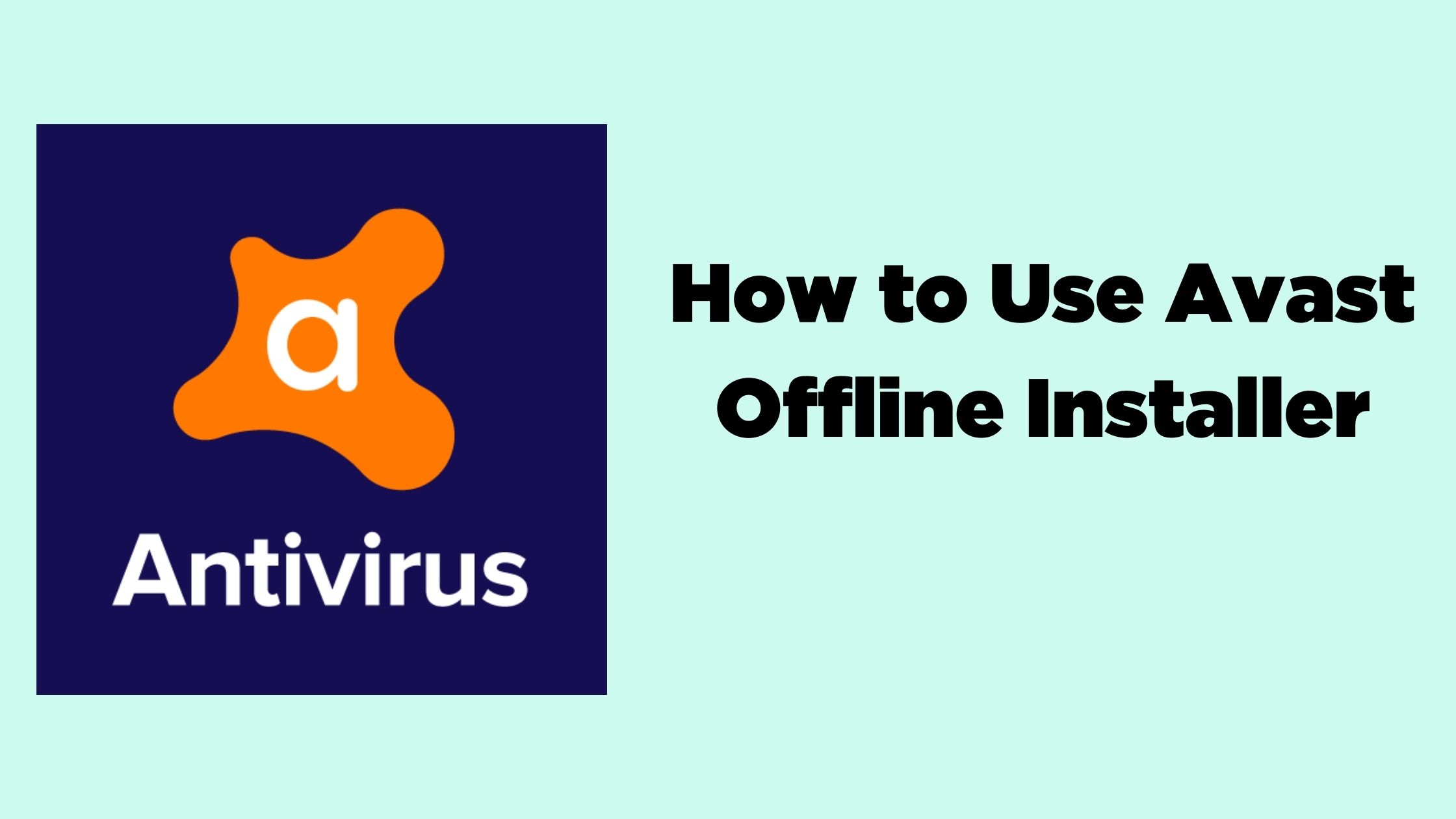 how to use avast offline installer
