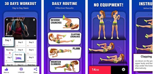 best belly fat losing app for women