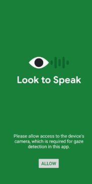 how to control your android device with look to speak