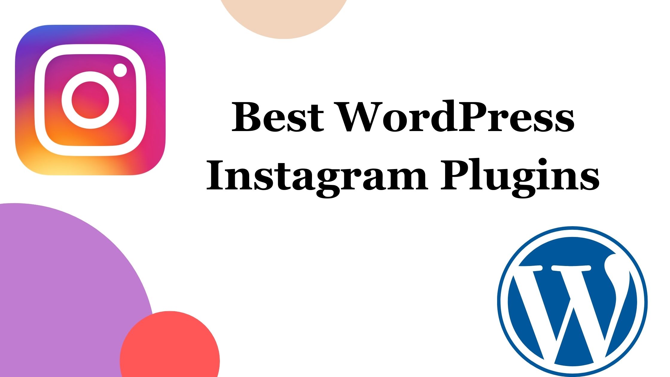 best wordpress instagram plugins