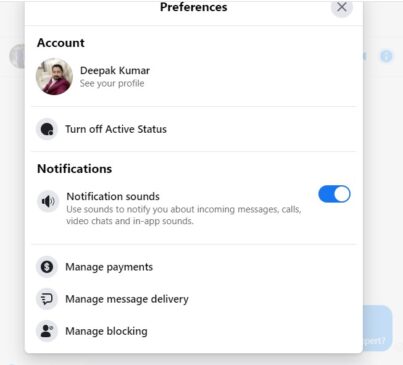 how to turn off online status in facebook app