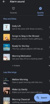 how to set spotify song as alarm 