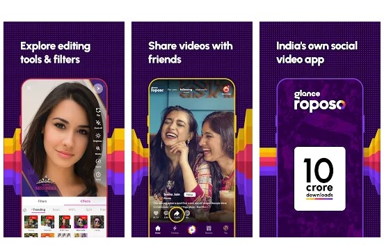 tik tok like apps in India