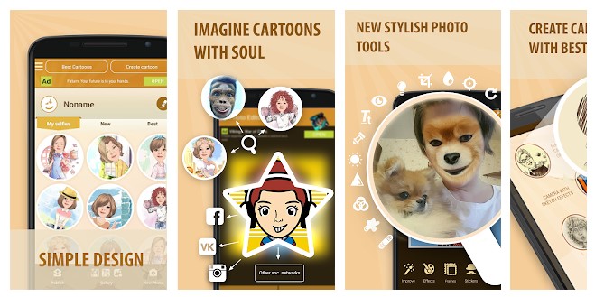 best android app to turn photo into caricature