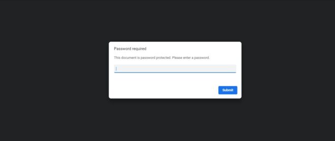 how to remove password from a PDF file using google chrome