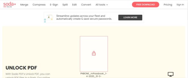 how to remove password from a PDF file
