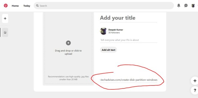 how to share pins to pinterest from a website
