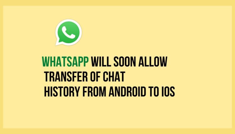 whatsapp chat android to iOS news