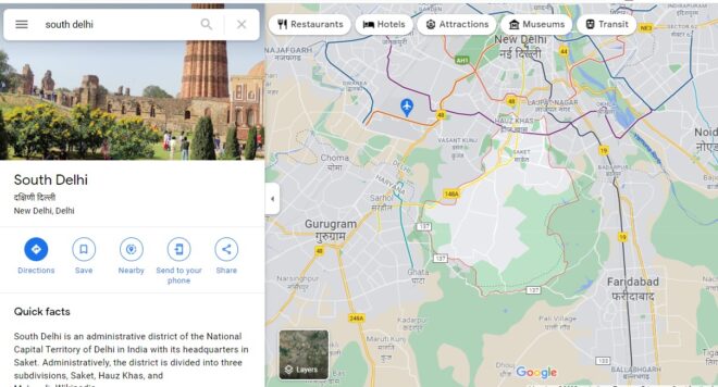 how to check traffic in google maps