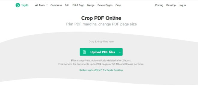 how to edit PDF using Sejda