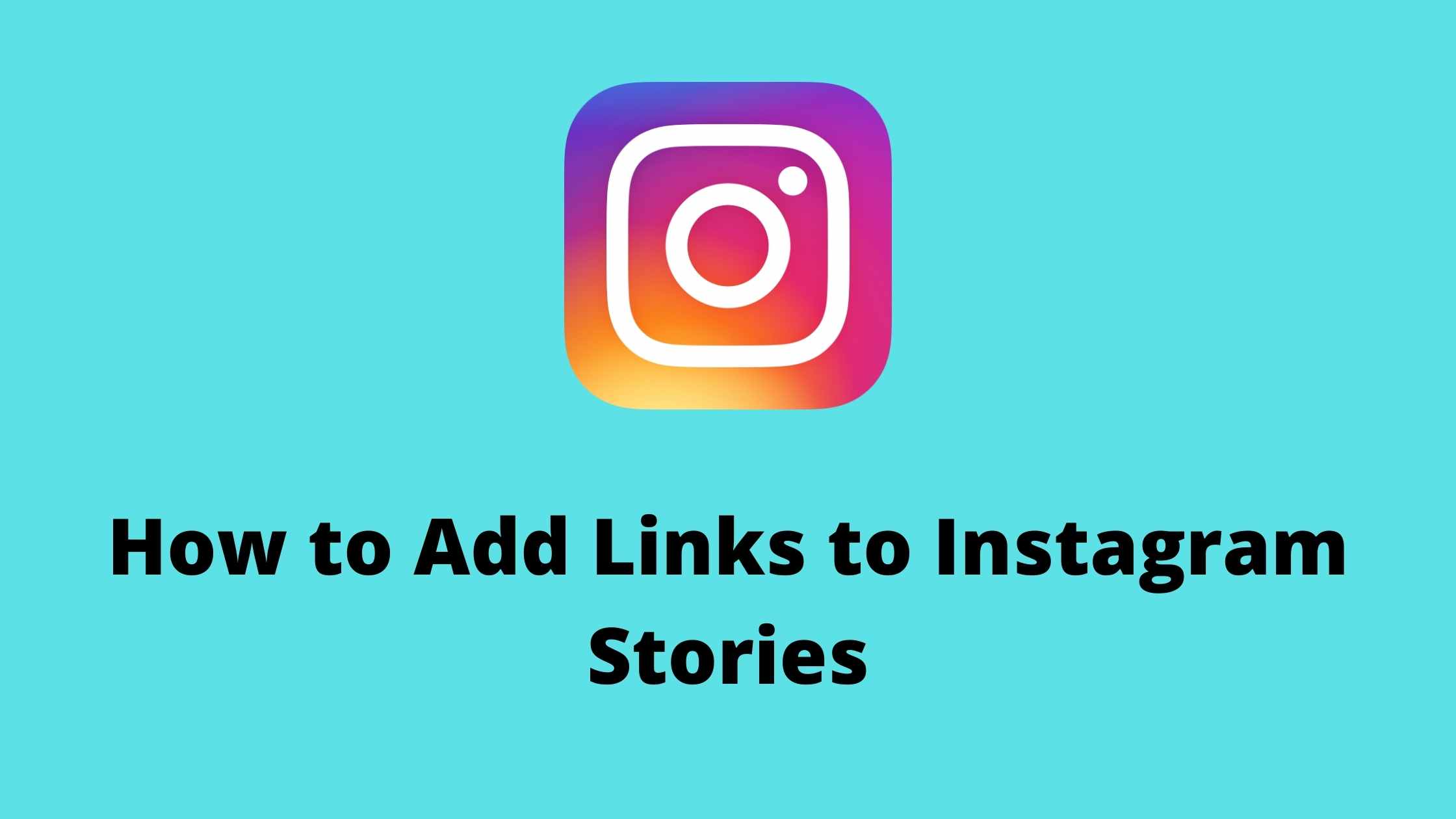 how to add links to Instagram stories