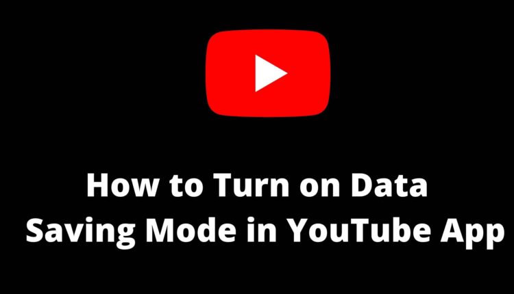 how to reduce data usage on YouTube app