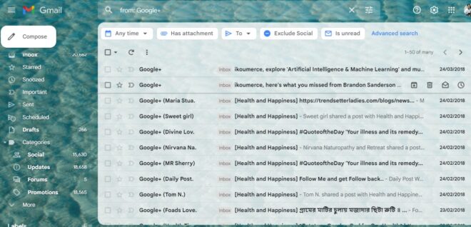 how to delete emails from gmail in bulk
