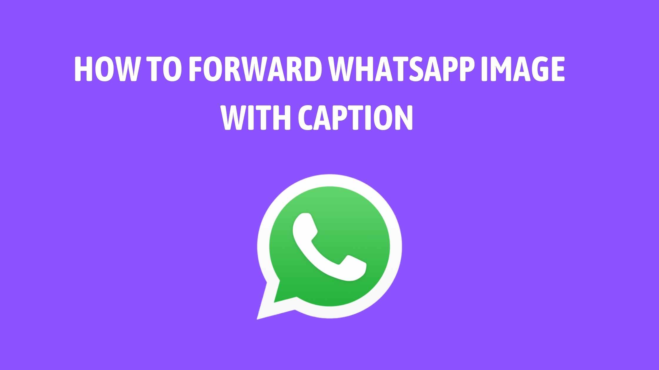 how to forward whatsapp image with caption on android