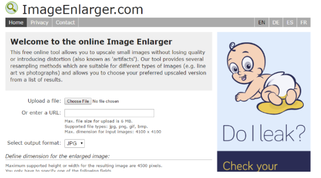 how to reduce image size online