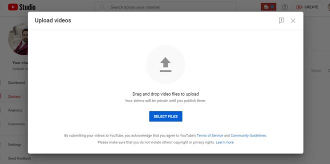 how to upload youtube shorts from computer