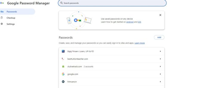 how to fix Google chrome not saving password 