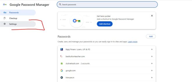fix google chrome not saving password
